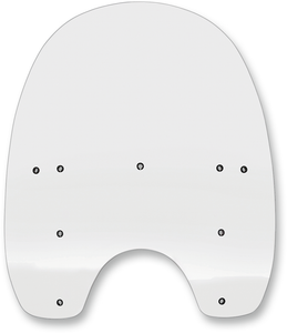 Memphis Shades - Replacement Shield - 19" - Clear - FXDWG - Replacement Plastic Windshield - MEP6380