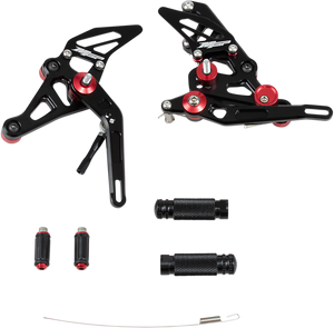 Mgp - MGP Rearset - Black - Yamaha - MGP Rear Set - 81401-2500