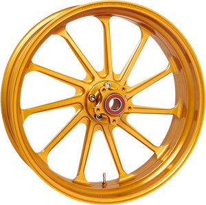 Performance Machine - Wheel - Assault - Dual Disc - Front - Gold Ops - 21"x3.50" - Without ABS - Assault Wheel - 12027106SLAJAPG