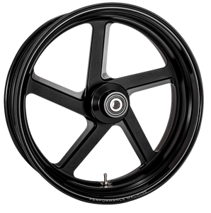 Performance Machine - Wheel - Pro-Am - Single Disc - Rear - Black Ops - 18"x5.50" - ABS - One-Piece Pro-AM Aluminum Wheel - 12697814RPROSMB