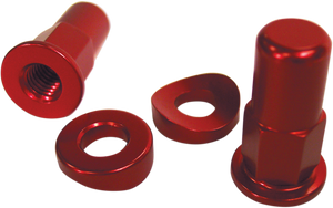 No Toil - Rim Lock Nut/Spacer - Kit - Red - Rim Lock Tower Nut/Spacer Set - NTRK-004 No Toil - Rim Lock Nut/Spacer - Kit - Red - Rim Lock Tower Nut/Spacer Set - NTRK-004