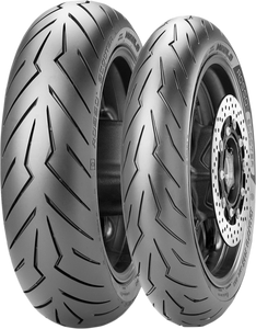 Pirelli - Tire - Diablo Rosso Scooter - Front - 120/70R14 - 55H - Diablo Rosso Scooter Tire  Front - 2768600 Pirelli - Tire - Diablo Rosso Scooter - Front - 120/70R14 - 55H - Diablo Rosso Scooter Tire  Front - 2768600