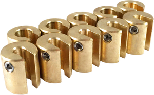 No-mar - Wheel Weight - .75 OZ - 10 Pack - Spoke Wheel Weights - WT-SPK10BR-75 No-mar - Wheel Weight - .75 OZ - 10 Pack - Spoke Wheel Weights - WT-SPK10BR-75