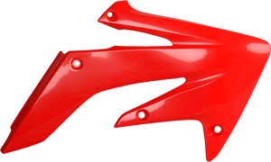 Polisport - Radiator Cover - '04 OEM Red - CRF 250R - Radiator Covers For Honda - 8410300003