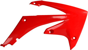 Polisport - Radiator Cover - OEM Red - CRF 250R/450R - Radiator Covers For Honda - 8412700001