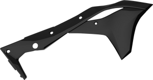 Polisport - Radiator Cover - Black - KX 250F - Radiator Covers For Kawasaki - 8412300003