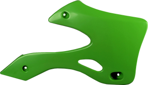 Polisport - Radiator Cover - OEM Green - KX 125/250 - Radiator Covers For Kawasaki - 8419200002