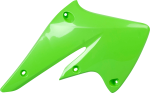 Polisport - Radiator Cover - OEM Green - KX 250F - Radiator Covers For Kawasaki - 8410500007