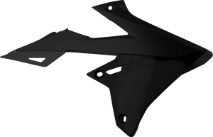 Polisport - Radiator Cover - Black - RMZ 450 - Radiator Covers For Suzuki - 8421100003