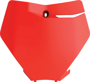 Polisport - Number Plate - Fluorescent Orange - KTM SX/SXF - Front Number Plate - 8666400006