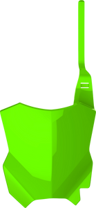 Polisport - Number Plate - Restyle - Lime Green - KX 125/250 - Restyle Number Plate - 8665900010