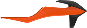 Polisport - Radiator Cover - Orage/Black - EXC/EXCF/XCW/XCFW - Radiator Covers For KTM - 8422100028