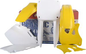 Polisport - Body Kit - OEM Yellow/White - RM 125/250 - Body Kit For Suzuki - 90093