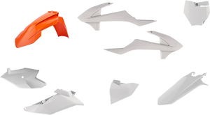 Polisport - Body Kit - OEM Orange/White - SX 85 - Body Kit For KTM - 90826