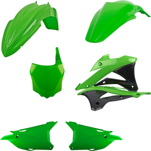 Polisport - Body Kit - Complete - OEM Green - KX 85 - Body Kit For Kawasaki - 90922
