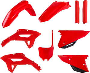 Polisport - Body Kit - Complete - OEM Red - CRF 450RX - Body Kit For Honda - 91092