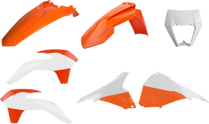 Polisport - Body Kit - Restyled - Orange/White - EXC/EXC-F - Restyled Body Kit - 90878