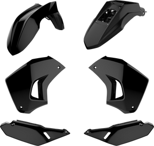 Polisport - Body Kit - Trail - Black - KLR 650 - Body Kit For Kawasaki - 90858