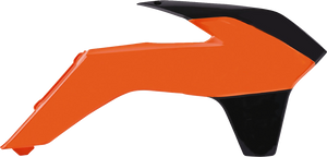 Polisport - Radiator Cover - Orange/Black - KTM - Radiator Covers For KTM - 8417400004