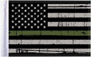 Pro Pad - Grunge U.S.A. Flag - Green - 10" x 15" - Flag Grunge - FLG-GMGL-US15 Pro Pad - Grunge U.S.A. Flag - Green - 10" x 15" - Flag Grunge - FLG-GMGL-US15