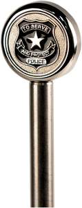 Pro Pad - Police Flag Topper - 9" - Flag Pole with Topper - POLE9-POLT Pro Pad - Police Flag Topper - 9" - Flag Pole with Topper - POLE9-POLT