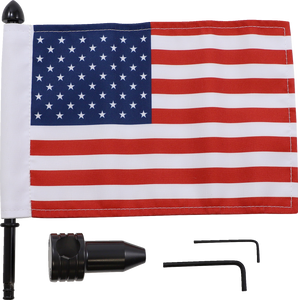 Pro Pad - Saddlebag - Fixed Upright Flag Mount - 3/4" Bar - 6" X 9" Flag - Saddlebag 3/4" Guardrail Mount - BRFM-FXD1 Pro Pad - Saddlebag - Fixed Upright Flag Mount - 3/4" Bar - 6" X 9" Flag - Saddlebag 3/4" Guardrail Mount - BRFM-FXD1