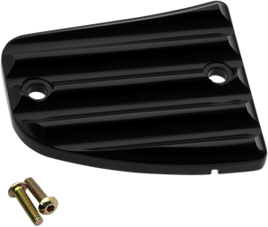 Joker Machine - Master Cylinder Cover - Finned - Black - Front Brake Master Cylinder Cover for 15-18 Indian Scout - 30-380-1 Joker Machine - Master Cylinder Cover - Finned - Black - Front Brake Master Cylinder Cover for 15-18 Indian Scout - 30-380-1