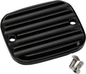 Joker Machine - Master Cylinder Cover - Brake - Front - Finned - Black - Front Brake Master Cylinder Cover  Finned - 951019-1 Joker Machine - Master Cylinder Cover - Brake - Front - Finned - Black - Front Brake Master Cylinder Cover  Finned - 951019-1