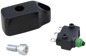 Performance Machine - Switch and Housing Kit - Brake/Clutch - Black - Control Switch Housing  Brake Switch Housing/Hydraulic Clutch Switch Housing - 0062-2942M-B