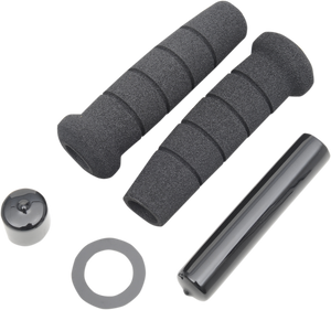 Johar - Grips - Superbike - 7/8" - Black - Superbike Grips - JO1104 Johar - Grips - Superbike - 7/8" - Black - Superbike Grips - JO1104