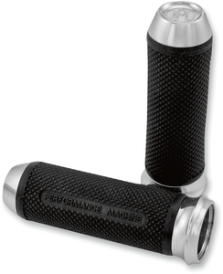Performance Machine - Grips - Elite - TBW - Chrome - Elite Custom Grips - 00635-2028CH