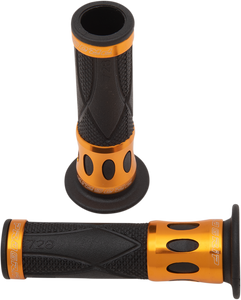 Pro Grip - Grips - 728 - Open Ends - Gold - 728 Superbike Grips - PA0728OECROR Pro Grip - Grips - 728 - Open Ends - Gold - 728 Superbike Grips - PA0728OECROR