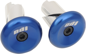 Odi - Bar End - Aluminum - Blue - Aluminum Handlebar End Plug - F71APU