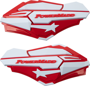 Powermadd - Handguards - Red/White - Sentinel Handguards - 34422 Powermadd - Handguards - Red/White - Sentinel Handguards - 34422