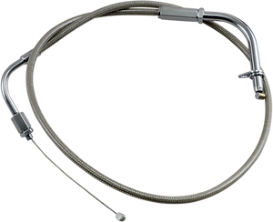 Motion Pro - Throttle Cable - Pull - Yamaha - Stainless Steel - Armor Coat Stainless Steel Throttle/Idle Cable for Cruisers - 65-0284 Motion Pro - Throttle Cable - Pull - Yamaha - Stainless Steel - Armor Coat Stainless Steel Throttle/Idle Cable for Cruisers - 65-0284