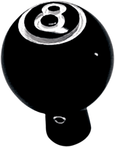 Joker Machine - Choke Knob - Eight Ball - Black - Billet Choke Cable Knob  Eight Ball - 21582 Joker Machine - Choke Knob - Eight Ball - Black - Billet Choke Cable Knob  Eight Ball - 21582