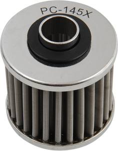 Pc Racing - Oil Filter - Flo Stainless Steel Oil Filter - PC145X Pc Racing - Oil Filter - Flo Stainless Steel Oil Filter - PC145X