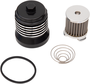 Pc Racing - Oil Filter - Black/Polished - Flo Oil Filter - PCS4BC Pc Racing - Oil Filter - Black/Polished - Flo Oil Filter - PCS4BC