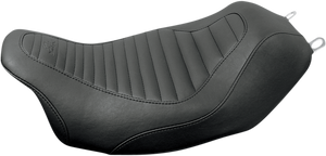 Mustang - Seat - Tripper Solo - without Backrest - Tuck and Roll - Black - FL '08+ - Tripper  Solo Seat - 76713