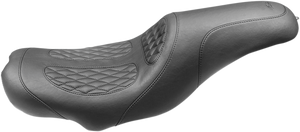 Mustang - Tripper Fastback Perewitz Seat for Yaffe Tank - Dave Perewitz Signature Series Fastback 2-Up Seat - 75224