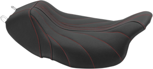 Mustang - Revere Solo Seat - Gravity - Red Stitched - Revere Journey Solo Seat - 75059AB