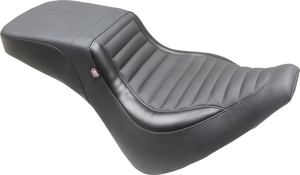Mustang - Squareback Seat - Black - Tuck-n-Roll - Breakout '18-'21 - Squareback 2-Up Seat - 76006