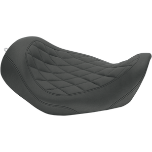 Mustang - Seat - Wide Tripper Solo - without Backrest - Diamond - Black - Wide Tripper Solo Seat - 76704