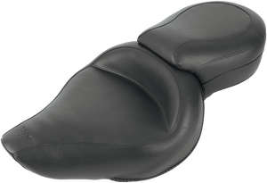 Mustang - Vintage Style Seat - Wide - Smooth - Black - XL - Vintage Style Seat - 76141