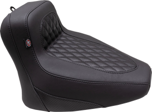 Mustang - Squareback Seat - Solo - Black - Diamond Stitch - Chief '22-'23 - Squareback Solo Seat - 88201 Mustang - Squareback Seat - Solo - Black - Diamond Stitch - Chief '22-'23 - Squareback Solo Seat - 88201