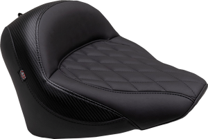 Mustang - Solo Touring Seat - w/o Driver Backrest - Black - Diamond Stitch - Chief '22-'23 - Standard Touring Solo Seat - 88203 Mustang - Solo Touring Seat - w/o Driver Backrest - Black - Diamond Stitch - Chief '22-'23 - Standard Touring Solo Seat - 88203
