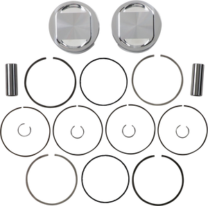 Je Pistons - Piston Kit - 107" - Twin Cam - Piston Kit - 317212 Je Pistons - Piston Kit - 107" - Twin Cam - Piston Kit - 317212