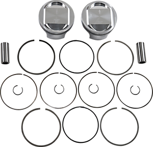 Je Pistons - Piston Kit - 98" - Twin Cam - Piston Kit - 324722 Je Pistons - Piston Kit - 98" - Twin Cam - Piston Kit - 324722