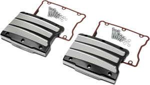 Performance Machine - Rocker Cover Box - Scalloped - Platinum Cut - Twin Cam - Rocker Box Covers - 0177-2021-BMP