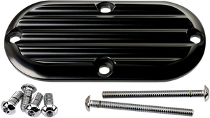 Joker Machine - Inspection Cover - Black - Finned - Billet Inspection Cover - 06-95-1 Joker Machine - Inspection Cover - Black - Finned - Billet Inspection Cover - 06-95-1